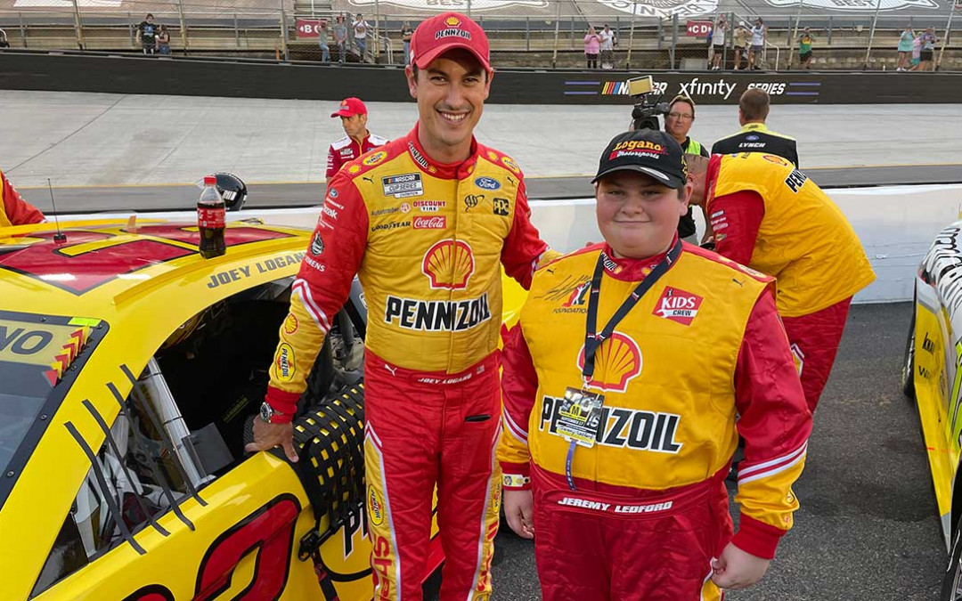 Meet Jeremy, the North Carolina youth selected as a Joey Logano Crew Member