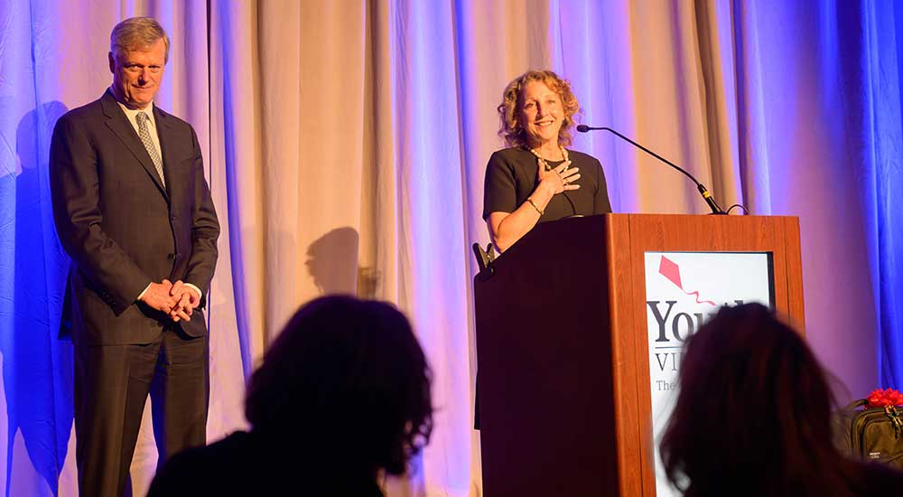 Honorees Former Massachusetts Governor Charlie Baker and former First Lady Lauren Baker 